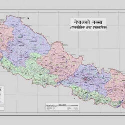 लिम्पियाधुरासहितको भूभाग समेटिएको नेपालको नक्सा कक्षा ८ को पाठ्यक्रममा समावेश