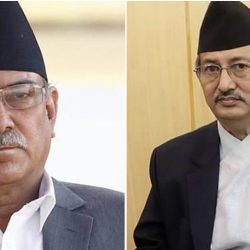 प्रचण्डसँग गृहमन्त्रीको भेट