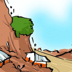 लमजुङमा पहिरोले ३ घर बगाउदा ४ जना बेपता