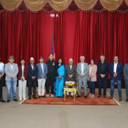 राष्ट्रपतिसँग एम्स अध्यक्ष पाकोको भेट, नेपालमा बोर्ड बैठक राखेकोमा दिए धन्यवाद