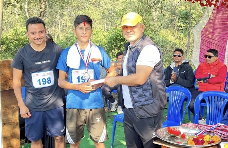 राप्ती सोनारी नेचर रनको उपाधि करण र आयुसालाई